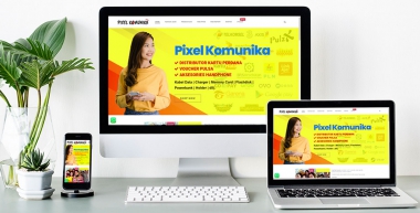 Website Company Profile + Online Shop "Pixel Komunika"